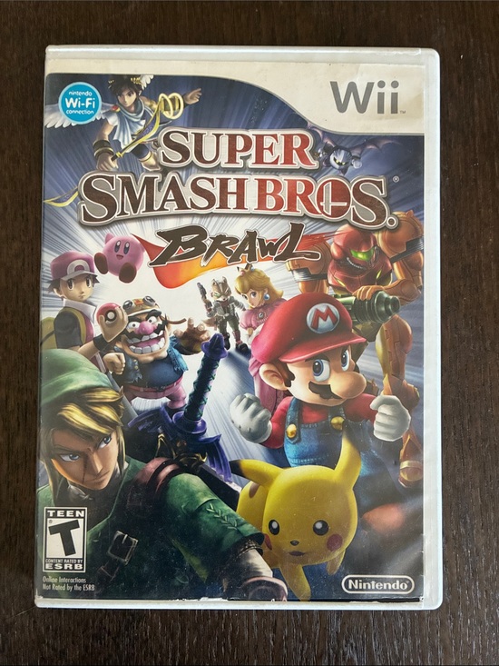 Nintendo Other - Nintendo Super Smash Bros. Brawl Cover - Red, Yellow, Blue, Green